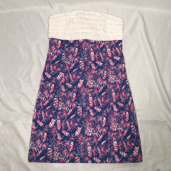 Lilly Pulitzer Franco dress firecracker print - Picture 2 of 7